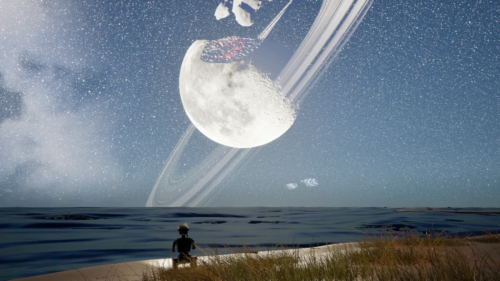 The split moon